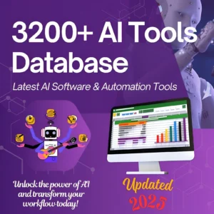 3200+ AI Tools Database